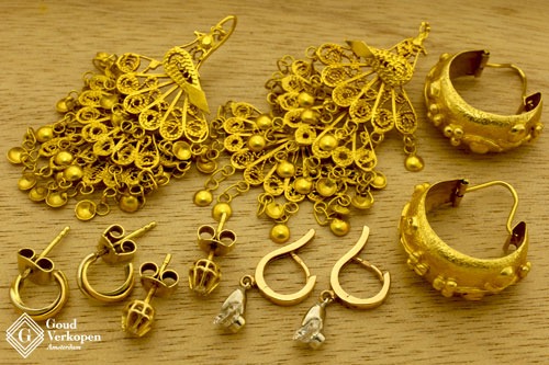 Gouden oorbellen Inkoop Amsterdam