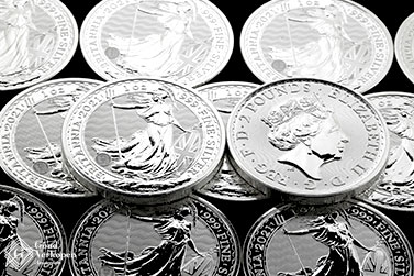Zilveren Britannia munt verkopen