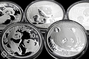 Zilveren Chinese Panda munt verkopen