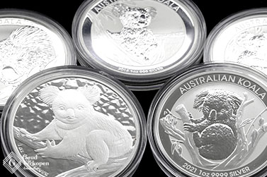 Zilveren Koala munt verkopen